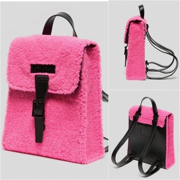 DR. MARTENS MINI FAUX SHEARLING BACKPACK - Picture 11 of 12